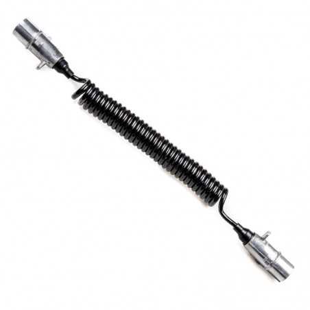 FASEBA Electrical cable with 7-pole metal trailer plug TYPE S 3.5 M 11152