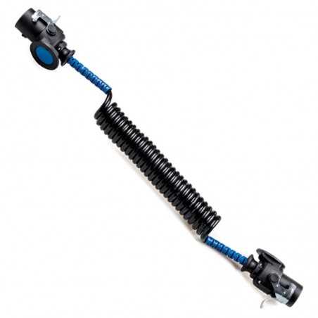 FASEBA Polyurethane cable with 7-pole trailer plug EBS/ABS 24V 3.5 M 11154