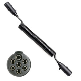 FASEBA Polyurethane electric cable with 7-pole trailer plug TYPE N 4.5 M 11157