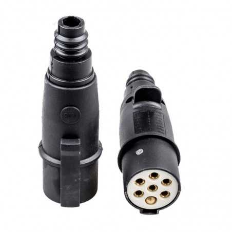 FASEBA Adaptador enchufe eléctrico remolque TYPE S 24V 11162