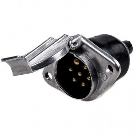 FASEBA Conector enchufe eléctrico remolque metal con tornillos TYPE N 24V 11163