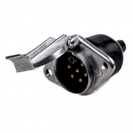 FASEBA Conector enchufe eléctrico remolque metal con tornillos TYPE S 24V 11164