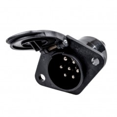 FASEBA Conector enchufe eléctrico remolque con tornillos TYPE N 24V 11165