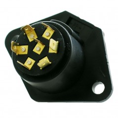 FASEBA Conector enchufe eléctrico remolque con terminales TYPE N 24 V 11166