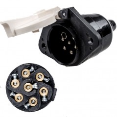 FASEBA Conector enchufe eléctrico remolque con tornillos TYPE S 24V 11167