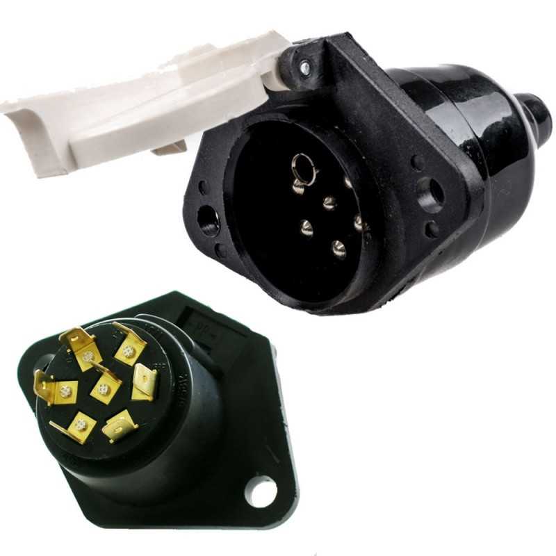 FASEBA Conector enchufe eléctrico remolque con terminales TYPE S 24V 11168
