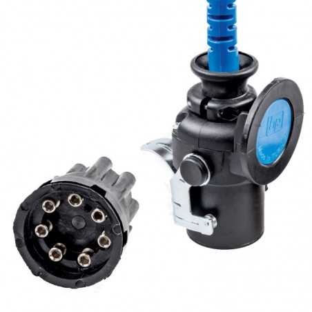 FASEBA 7-pole trailer plug adapter EBS/ABS 24V 11169