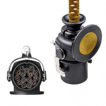 FASEBA 15-pole trailer electrical plug adapter 24V 11170