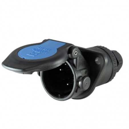 FASEBA 7-pole trailer plug connector with screws EBS/ABS 24V 11171