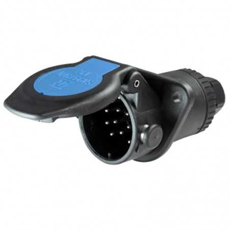 FASEBA Conector enchufe eléctrico remolque 15 polos con tornillos 24V 11172