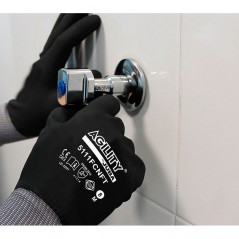 JUBA Guantes de trabajo nylon con recubrimiento nitrilo AGILITY 12049