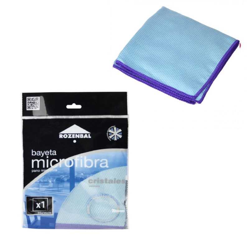 ROZENBAL Bayeta microfibra para cristales 36X36 CM 18263