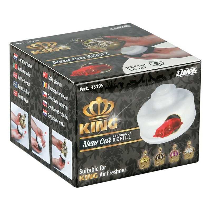 LAMPA Recarga ambientador aroma cereza Coche Nuevo KING 50 ML LAM35195