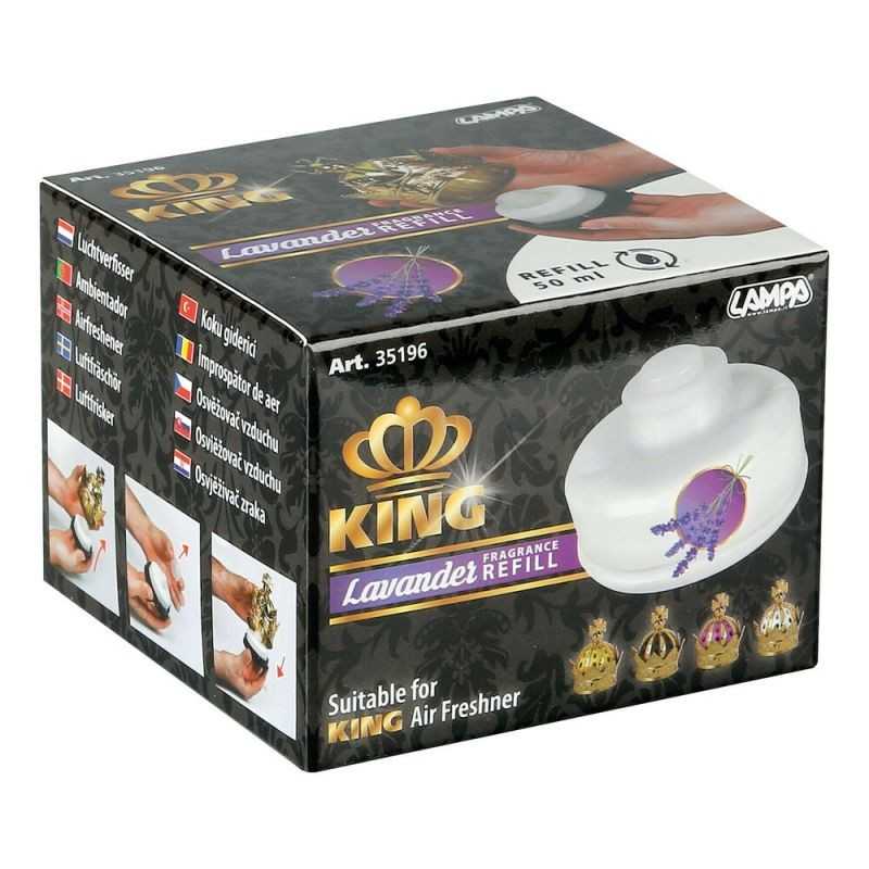 LAMPA Lavender cherry aroma air freshener refill KING 50 ML LAM35196