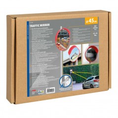 LAMPA Espejo seguridad de tráfico gran angular convexo 230º 45 CM LAM65583