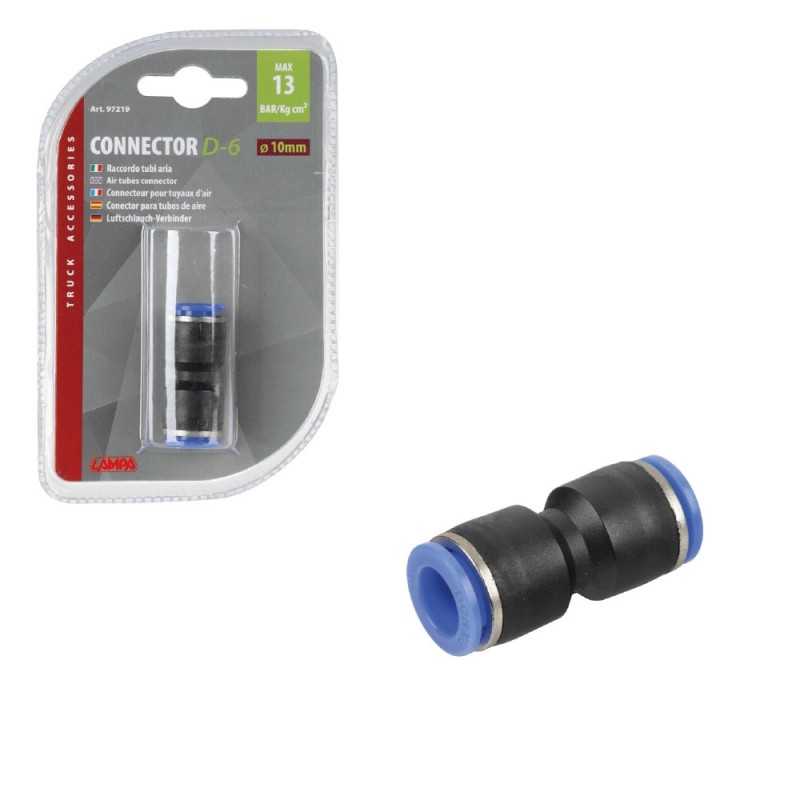 LAMPA Air tubing connector D-6 10MM D-6 10MM LAM97219