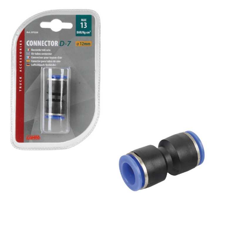 LAMPA Conector para tubos de aire D-7 12MM LAM97220
