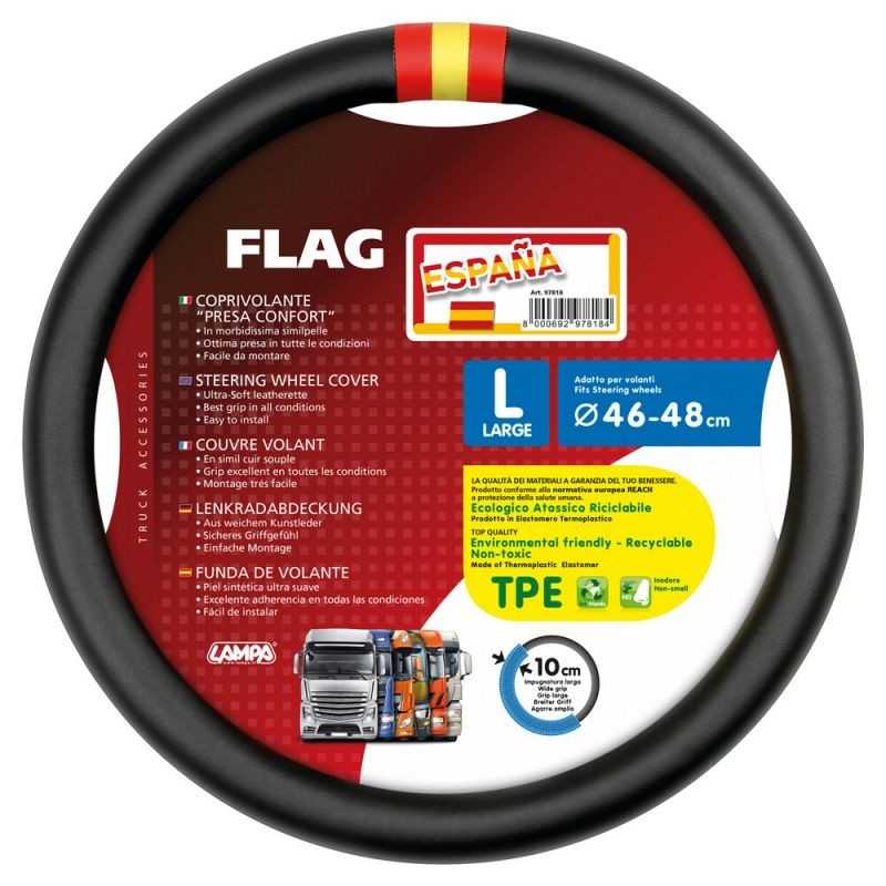 LAMPA Spain flag steering wheel cover M 44/46 CM LAM97816VAR