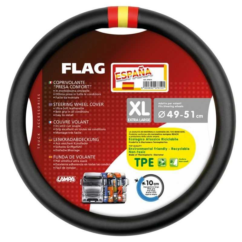 LAMPA Funda de volante bandera España M 44/46 CM LAM97816VAR