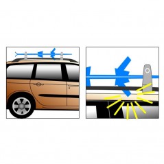 LAMPA Spacers for ski racks LAMN40050