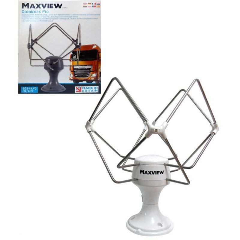 MAXVIEW antenna with amplifier OMNIMAX 360º 11128