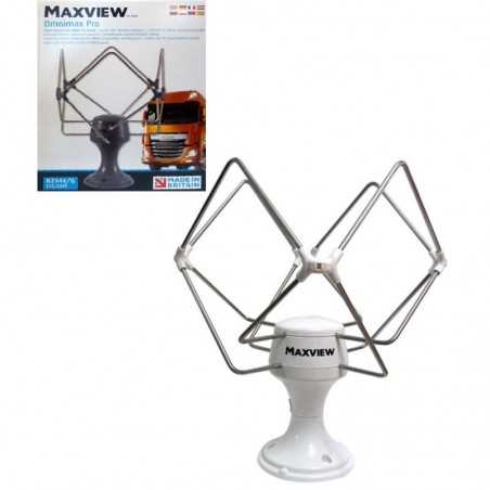 MAXVIEW Antena con amplificador OMNIMAX 360º 11128