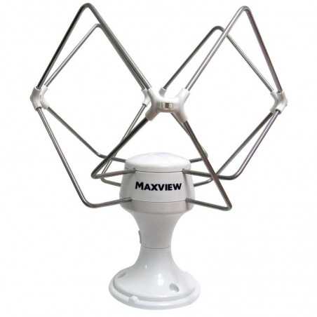 MAXVIEW Antena con amplificador OMNIMAX 360º 11128