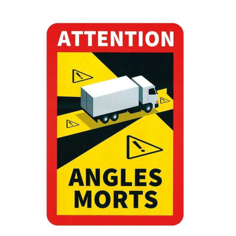 FASEBA Blind spot stickers for truck 25X17 CM 25X17 CM 01088