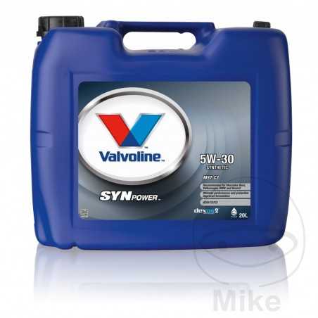 VALVOLINE synthetic car motor oil 5W30 MST C3 20L
SYNPOWER ALTN: 5583302 558.01.67