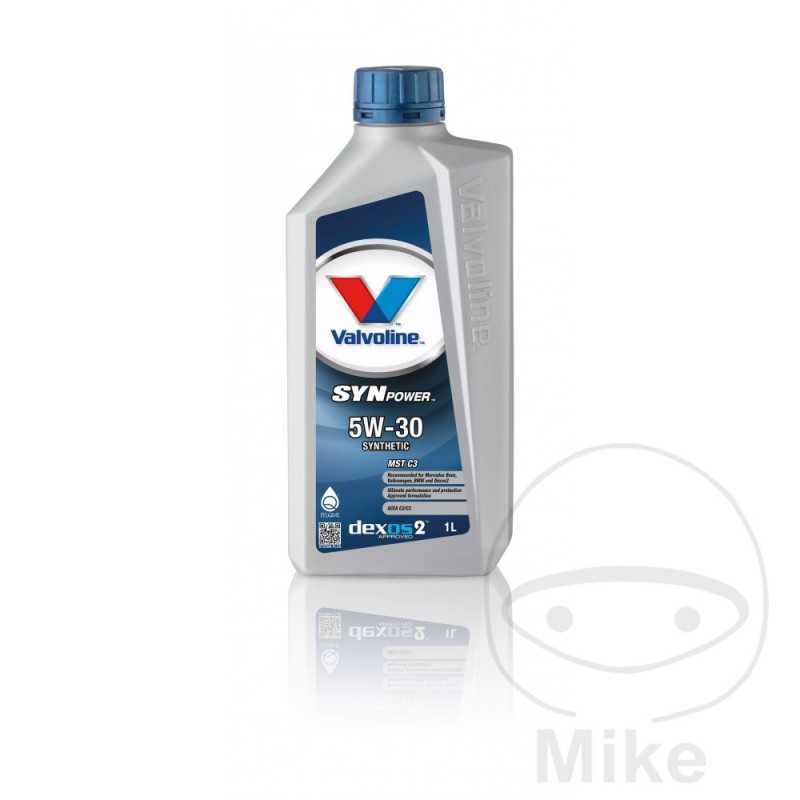 VALVOLINE Aceite de motor sintético para coche 5W30 MST C3 1L 
SYNPOWER ALTN: 5583300 558.01.69