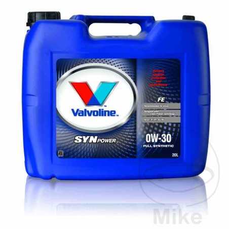 VALVOLINE synthetic car motor oil 0W30 FE 20L 
SYNPOWER 558.01.77