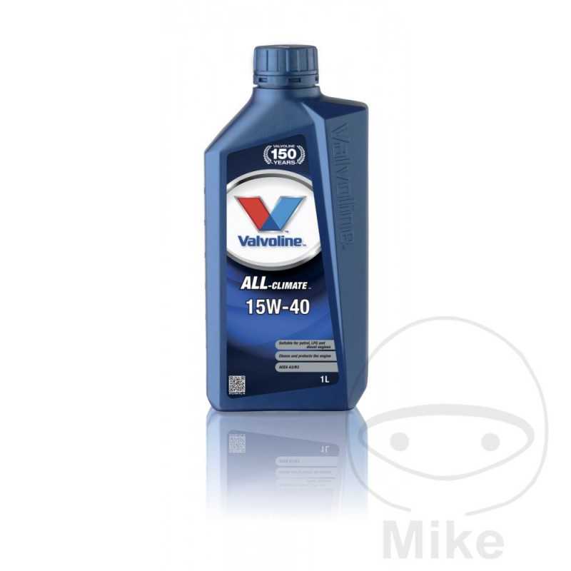 VALVOLINE Aceite de motor sintético para coche 15W40 1L 
ALL CLIMATE 558.02.04