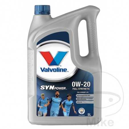 VALVOLINE Aceite de motor sintético para coche 0W20 FE 5L 
SYNPOWER 558.02.39