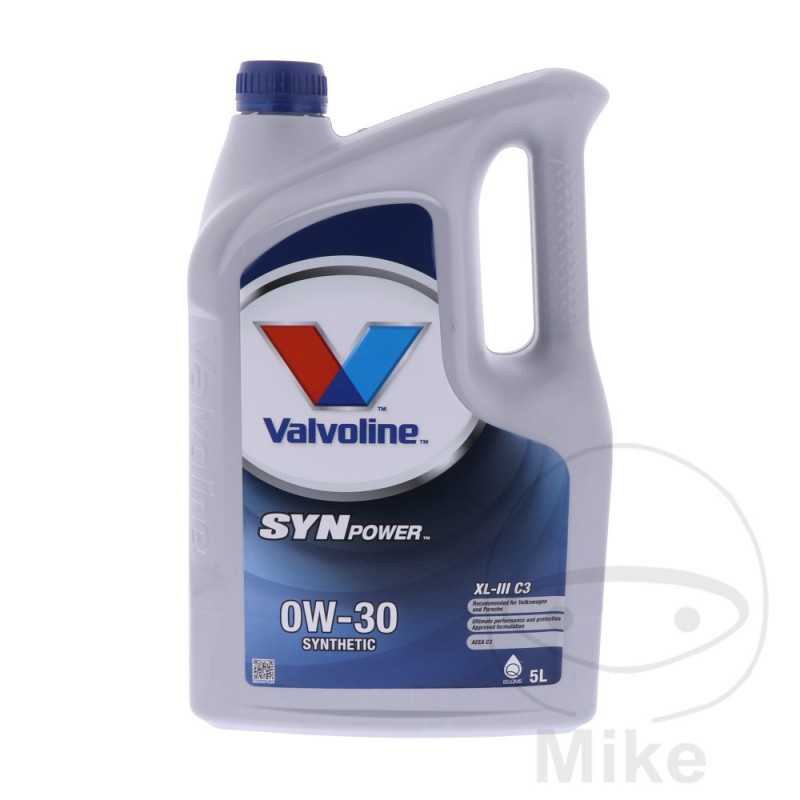 VALVOLINE Aceite de motor sintético para coche 0W30 XL-III C3 5L
 SYNPOWER 558.03.63