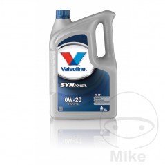 VALVOLINE synthetic car motor oil 0W20 JL C5 5L
 SYNPOWER 558.03.72