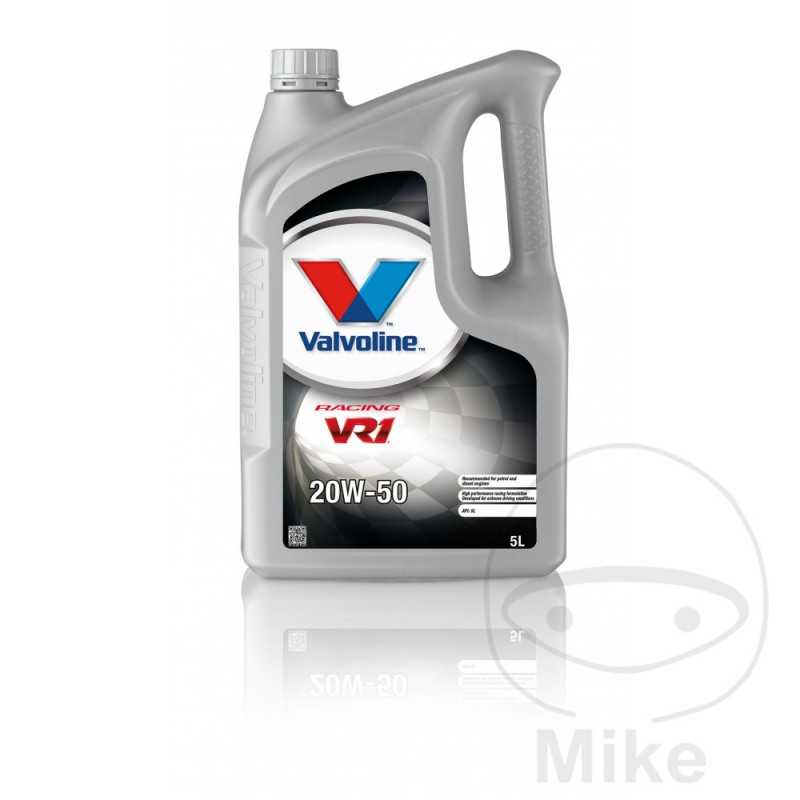 VALVOLINE mineral motor oil for car 20W50 VR1 5L 
RACING 558.03.78