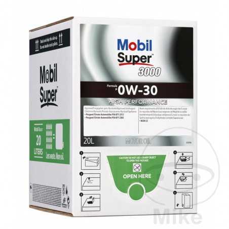 MOBIL Aceite de motor sintético para coche con grifo 0W30 SUP 20L 558.47.13