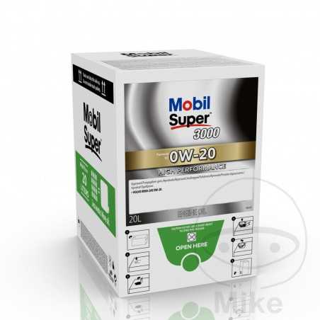 MOBIL Aceite de motor sintético para coche con grifo 0W20 SUP 3000VC 20L 558.47.19