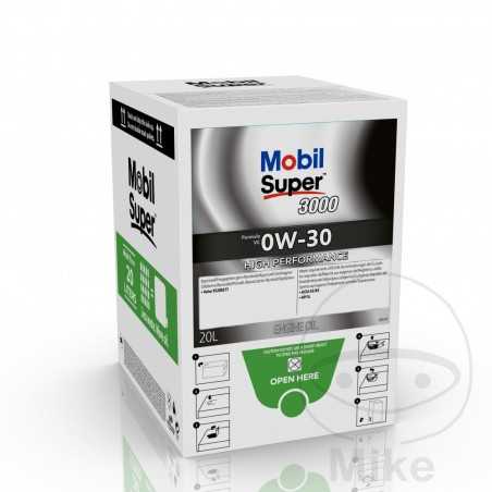 MOBIL synthetic motor oil for car with tap 0W30 SUP 3000VC 20L 558.47.26