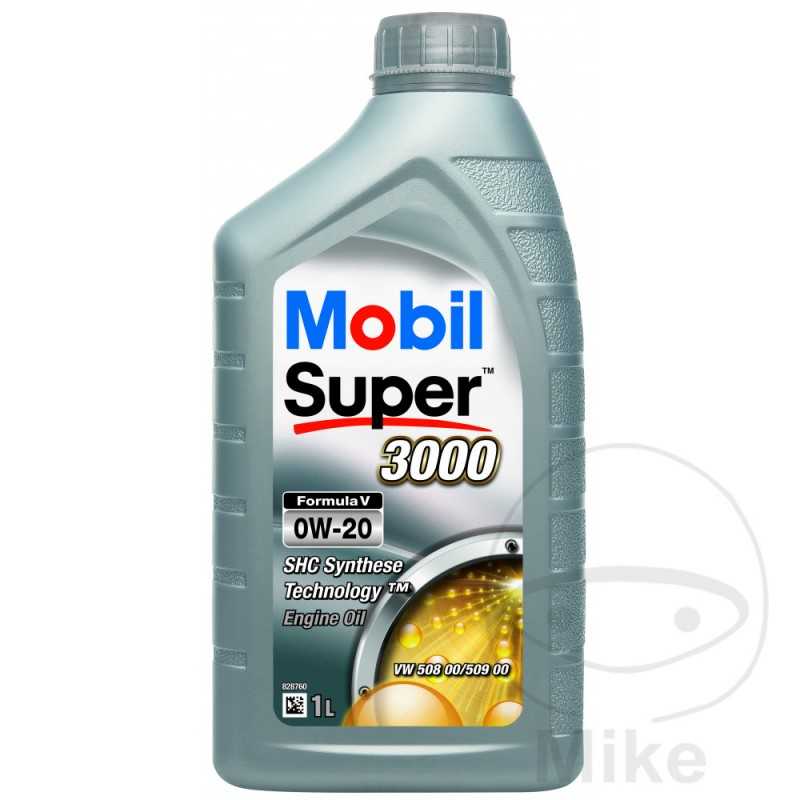 MOBIL Aceite de motor sintético para coche 0W20 1L 
SUPER 3000 V 558.47.45