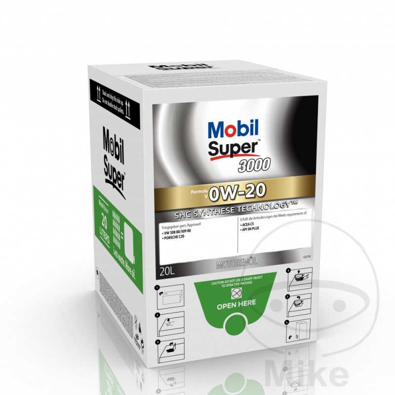 MOBIL synthetic car motor oil 0W20 20L
 SUP3000 V 558.47.46
