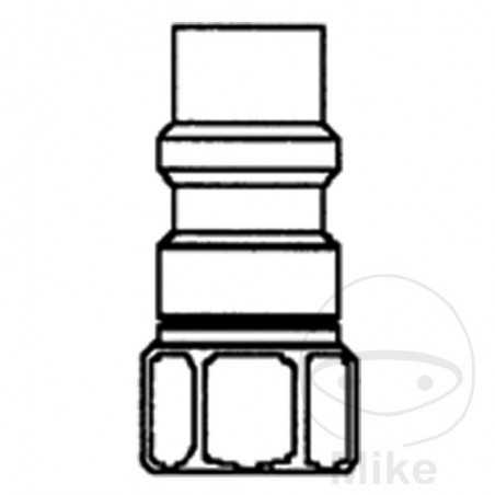 SIN MARCA Racor reacondicionamiento de baja presión para aire acondicionado 1/4 13 MM 272.34.84