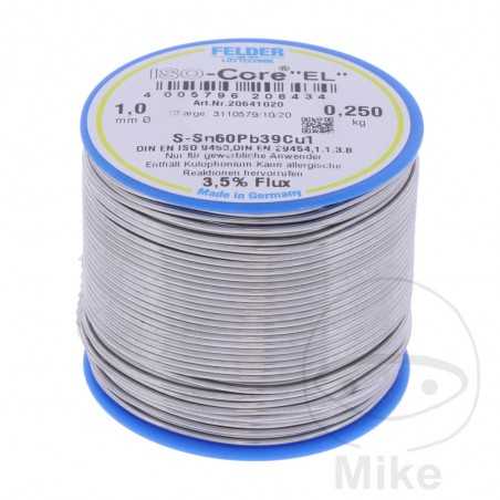 FELDER Bobina alambre para soldar 250 GR 1.0 487.18.36
