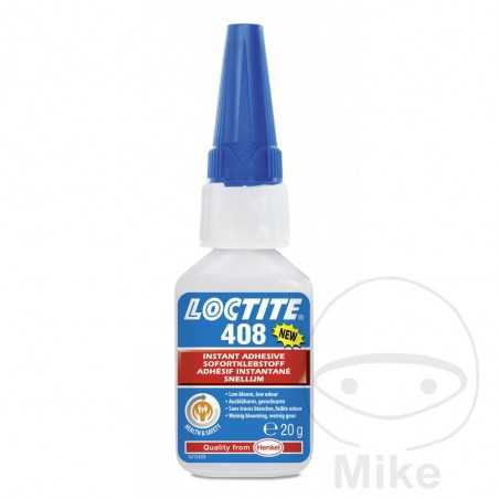 LOCTITE Instant glue 408 20 GR
PLASTIC 408 20 GR
PLASTIC 557.41.05