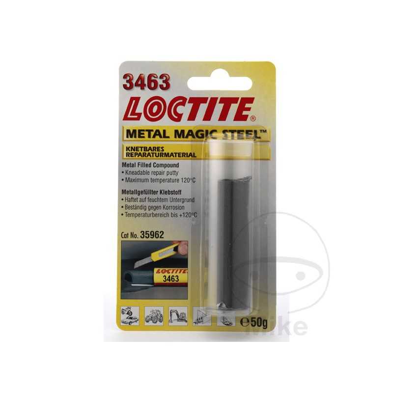 LOCTITE Pegamento epoxídico masa acero 2K 50 GR 
METAL EA 3463 557.43.55