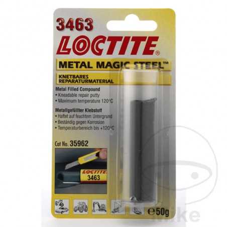 LOCTITE Pegamento epoxídico masa acero 2K 50 GR 
METAL EA 3463 557.43.55