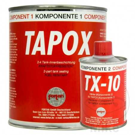 FERTAN Sellador de tanques combustible + Endurecedor 2-PACK EPOXY 500 ML 40 H 553.11.40