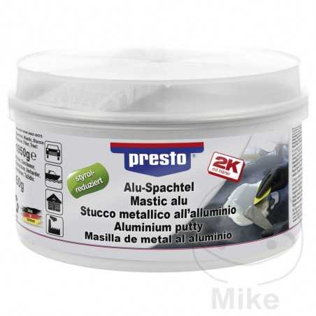 PRESTO Masilla aluminizada + Endurecedor PRESTOLITH 2K 2000 GR 565.11.13