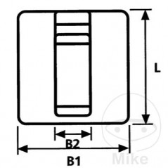 HERTH+BUSS Polyamide retaining clip 19 MM R6 19 MM R6 158.29.31