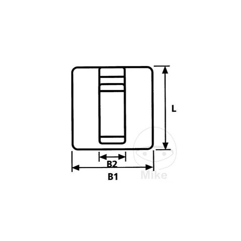 HERTH+BUSS Polyamide retaining clip 19 MM R6 19 MM R6 158.29.31